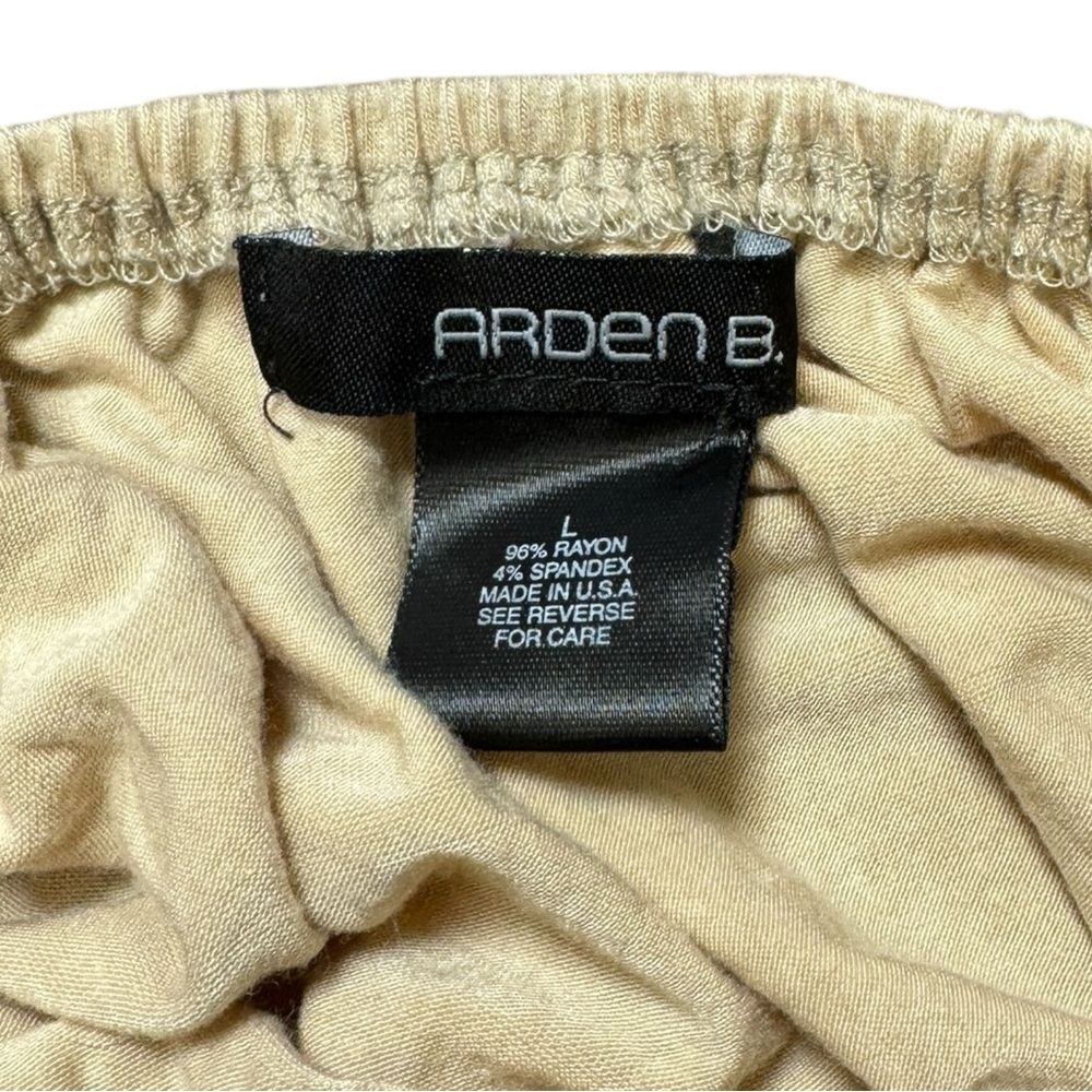 Y2K Arden B Nude Lace Ruffle Halter Top Size Medium - Picture 7 of 7